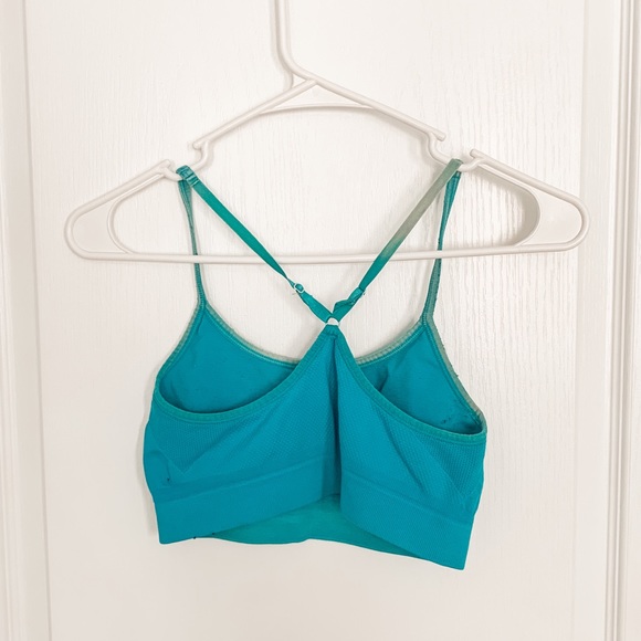 Champion C9 Sport Athletic Seamless Aqua Blue Racerback Sports Bra - Picture 5 of 6